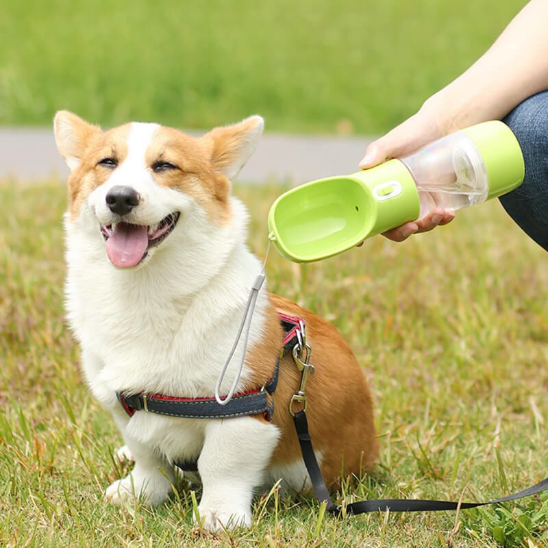 Multifunctional Pet Accompanying Water Food Cup Dog Outdoor Portable Water  Cup Outing Pet Feeding Water Drinker