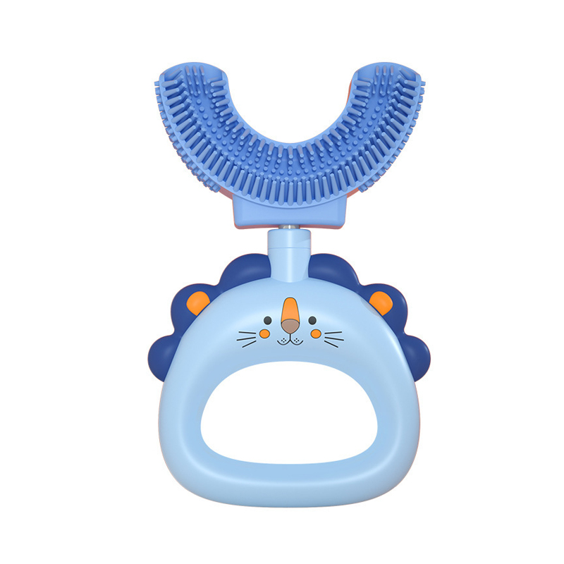 Crianas Baby Toothbrush U-shaped Head Cleaning Teeth Silicone